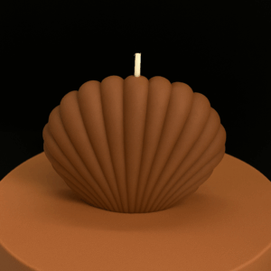 Denizkabuğu Mum - KAHVERENGİ