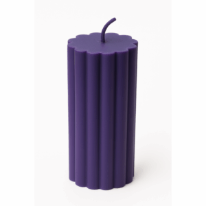 Silindir Tırtıklı Mum - MOR